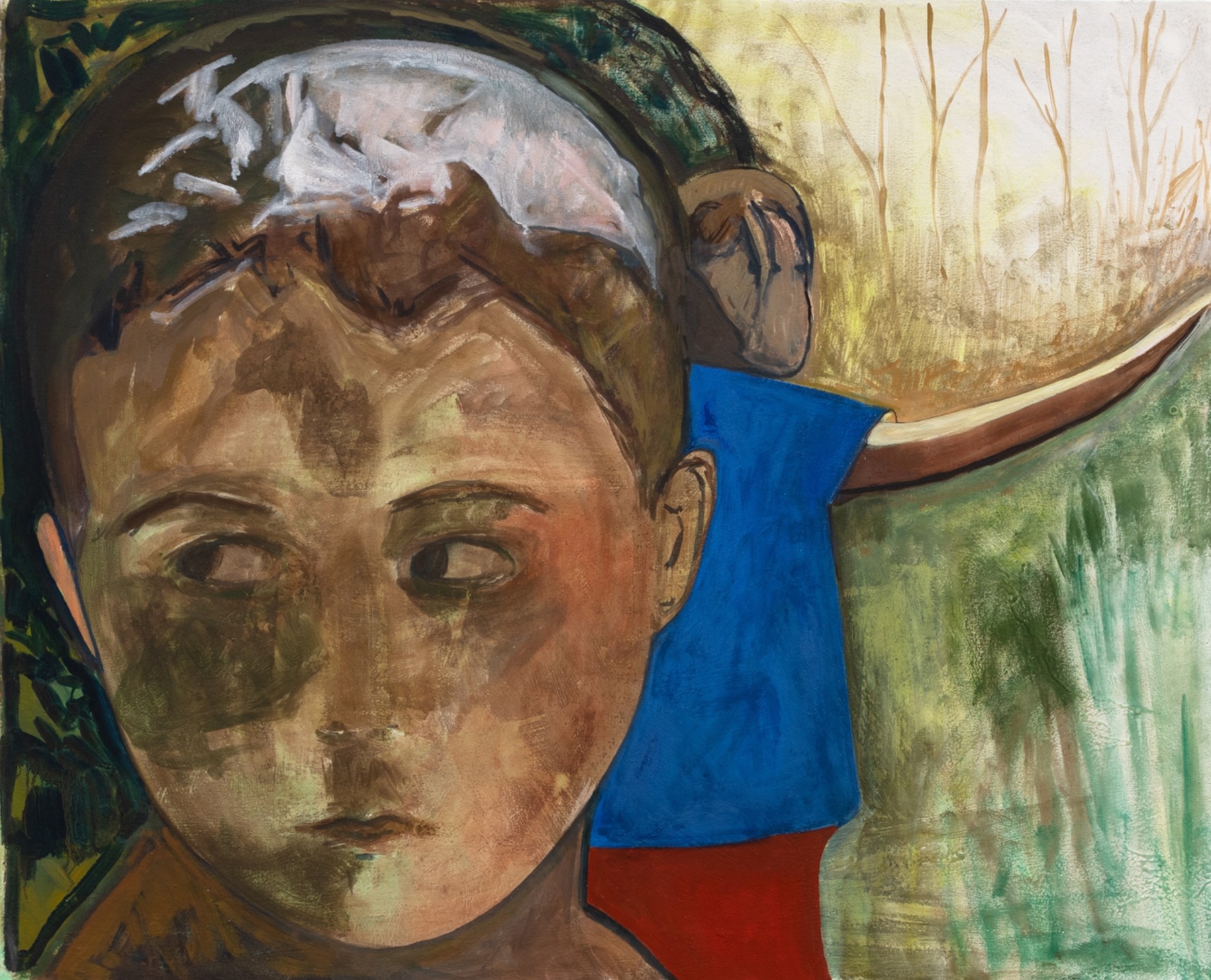 . Mémoire, 2022, huile sur toile, 61 x 81 cm