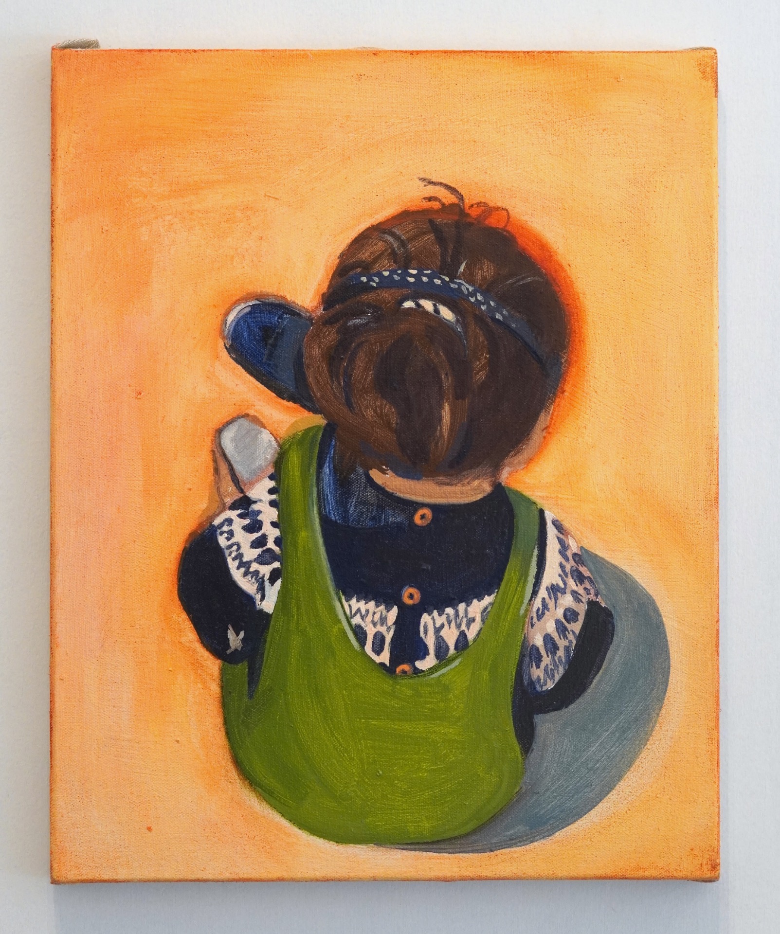 La petite mandarine, 2026, huile sur toile, 35x25 cm
