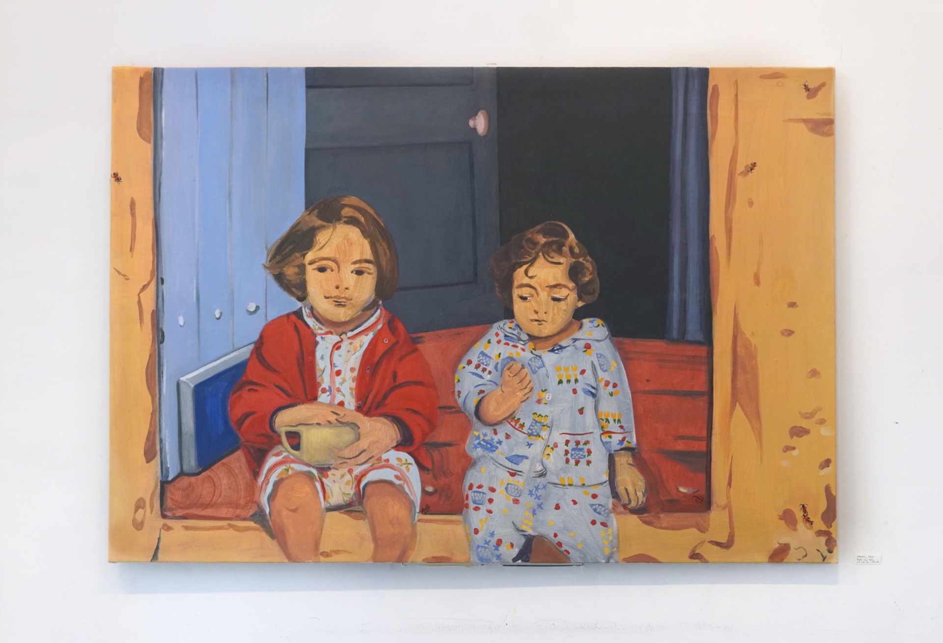 Soeurs, 2026, huile sur toile, 100 x 80 cm